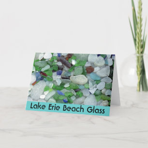 Lake Erie Beach Glass Card