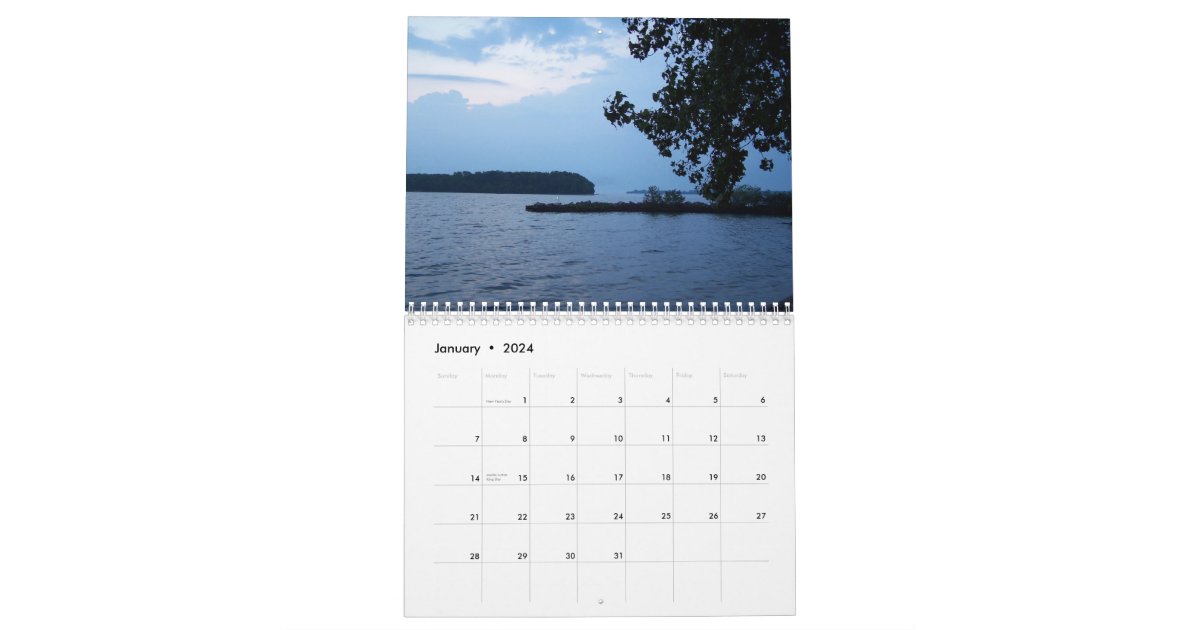 Lake Erie Calander Calendar Zazzle