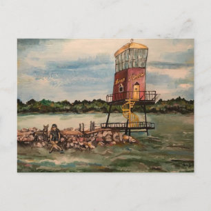 Lake Erie Causeway, Sandusky, Ohio Postcard