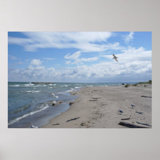 Lake Erie from Presque Isle Poster
