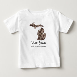 Lake Erie - humor - Petoskey stone design Baby T-Shirt