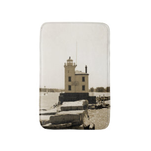 Lake Erie Lighthouse Bath Mat