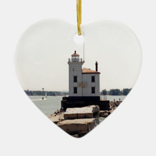 Lake Erie Lighthouse Ceramic Ornament