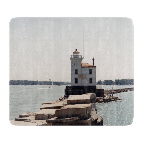 Lake Erie Lighthouse Cutting Board