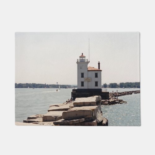 Lake Erie Lighthouse Doormat