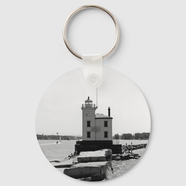 Lake Erie Lighthouse Keychain (Front)