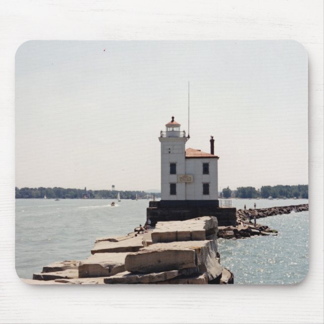 Lake Erie Lighthouse Mouse Pad (Front)