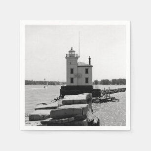 Lake Erie Lighthouse Paper Napkins
