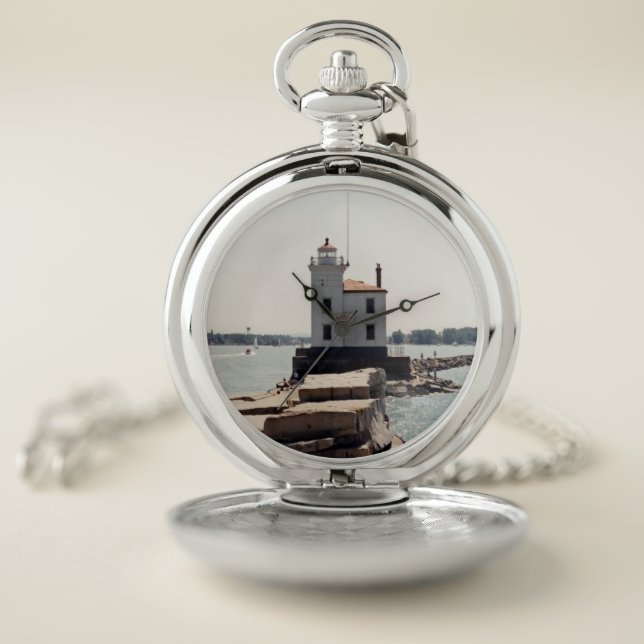 Lake Erie Lighthouse  Pocket Watch (Inside)