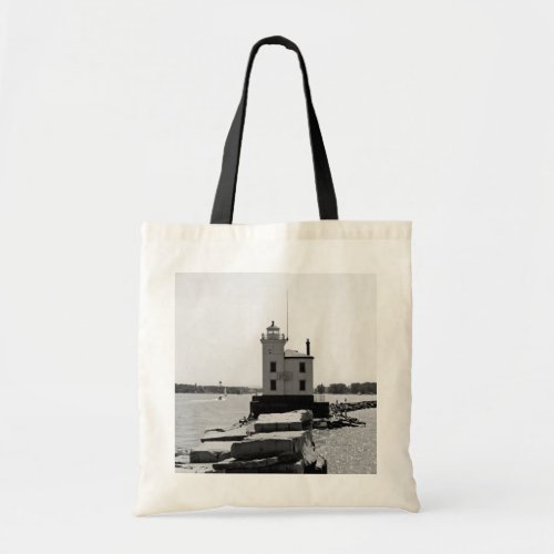 Lake Erie Lighthouse Tote Bag