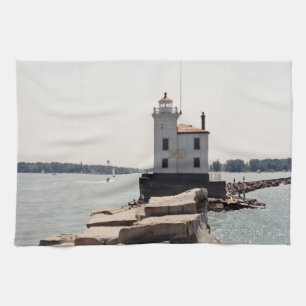 Lake Erie Lighthouse Towel