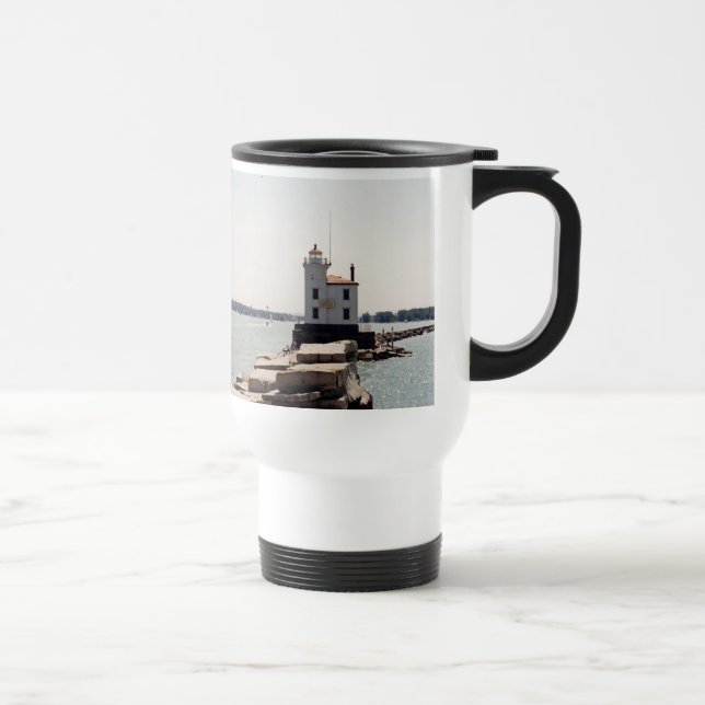 Lake Erie Lighthouse Travel Mug (Right)
