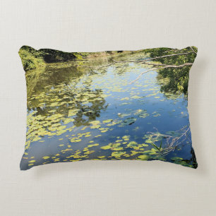 Lake Erie Metropark River View Accent Pillow
