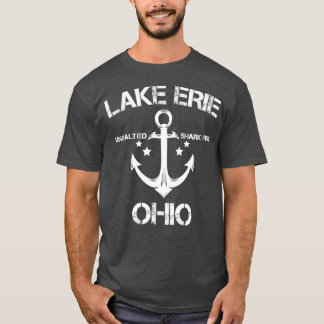 LAKE ERIE OHIO Funny Fishing Camping Summer Gift T-Shirt