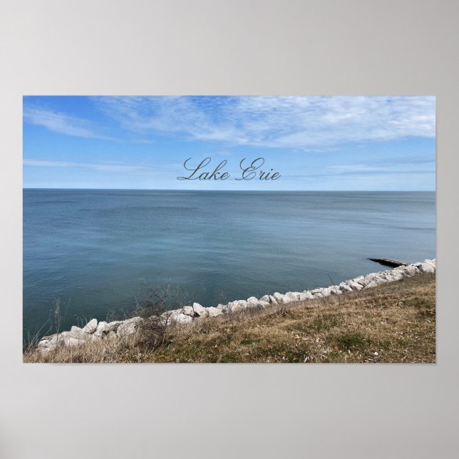 Lake Erie Photo Poster (Front)