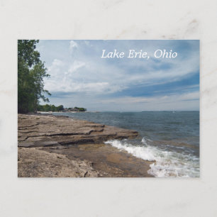 lake Erie Shore Postcard