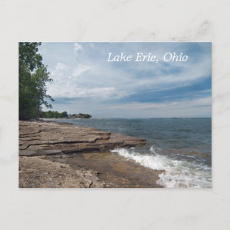 lake Erie Shore  Postcard