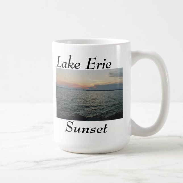 Lake Erie Sunset Coffee Mug (Right)