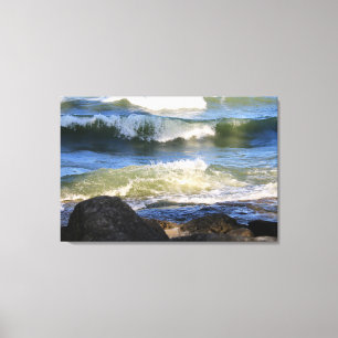Lake Erie Surf Canvas Print