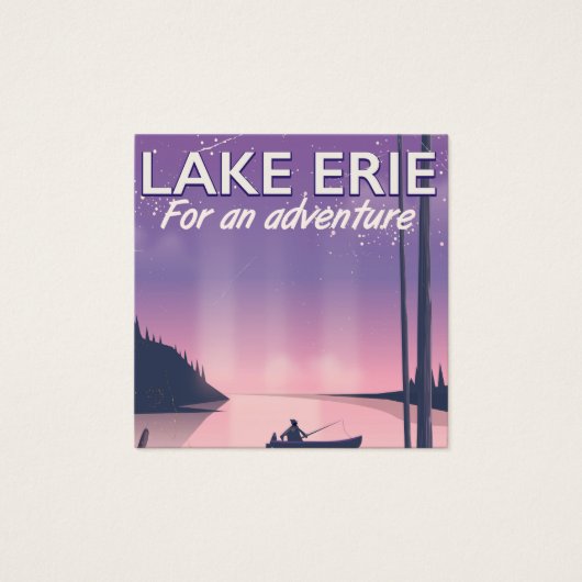 Lake Erie travel poster (Front)