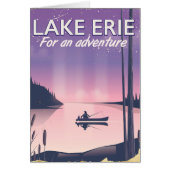 Lake Erie travel poster (Front)