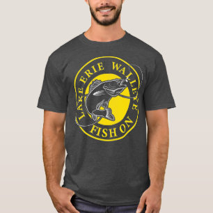 Lake Erie Walleye Fish On T-Shirt