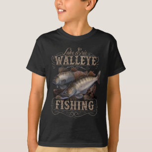 Lake Erie Walleye Fishing Fisherman  T-Shirt