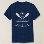 Lake Family Reunion, Oars And Anchor T-shirt at Zazzle