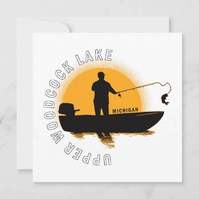  Lake Fishing Michigan (Front)