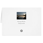 Lake Five Sunrise Cards (Back Horizontal)