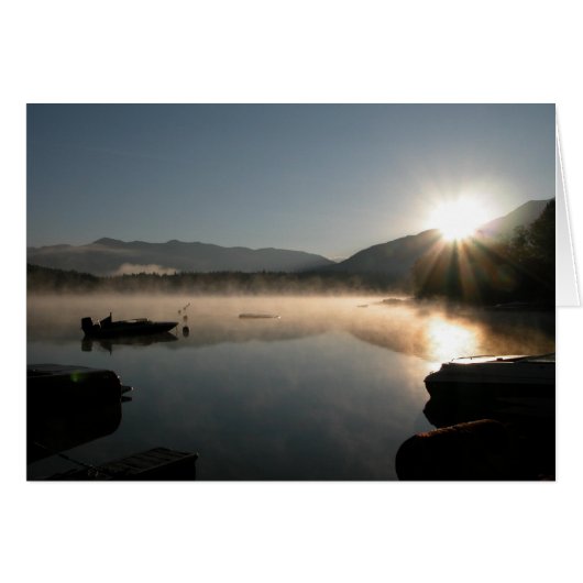 Lake Five Sunrise Cards (Front Horizontal)
