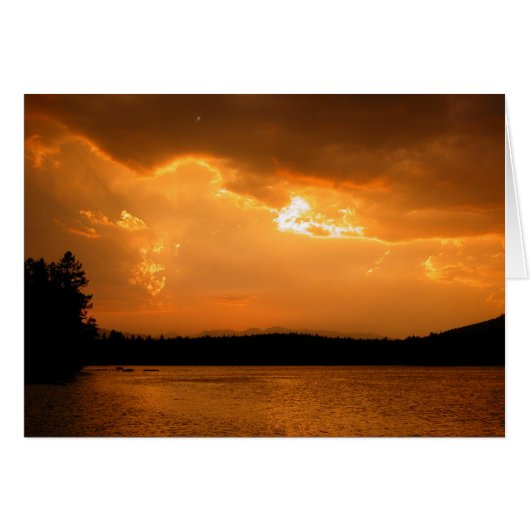 Lake Five Sunset Cards (Front Horizontal)