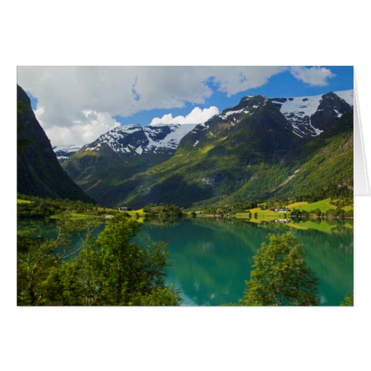 Lake Floen scenic, Norway (Front Horizontal)