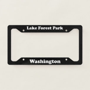 Lake Forest Park WA - LPF License Plate Frame