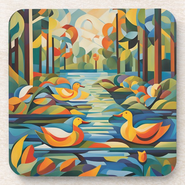 Lake Fowl Beverage Coaster (Front)