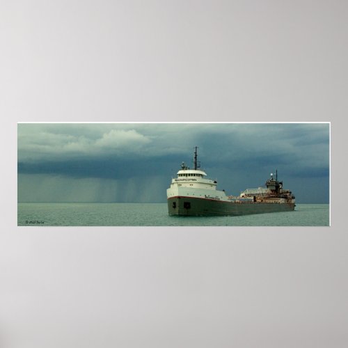 Lake freighter squall poster