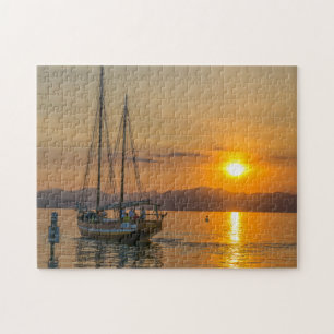Lake Garda sunset cruise puzzle