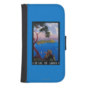 Lake Garda Travel Promotional Poster Galaxy S4 Wallet Case