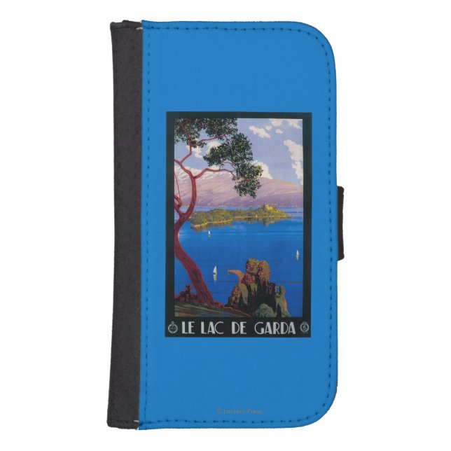 Lake Garda Travel Promotional Poster Samsung Galaxy Wallet Case (Front)