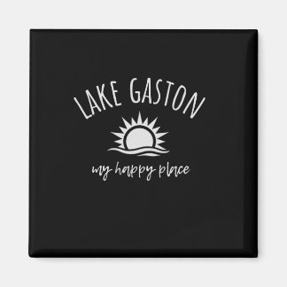 Lake Gaston My Happy Place Boating Fishing Camping Magnet