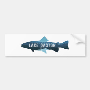 Lake Gaston North Carolina Virginia Fish Bumper Sticker
