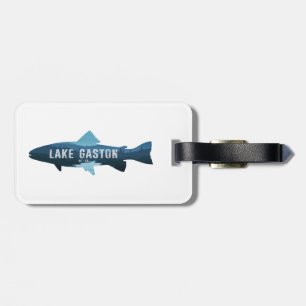 Lake Gaston North Carolina Virginia Fish Luggage Tag