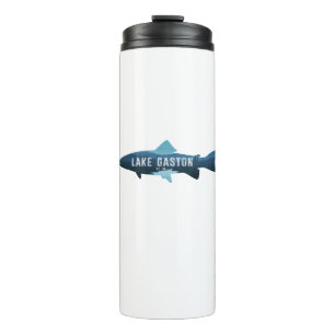 Lake Gaston North Carolina Virginia Fish Thermal Tumbler