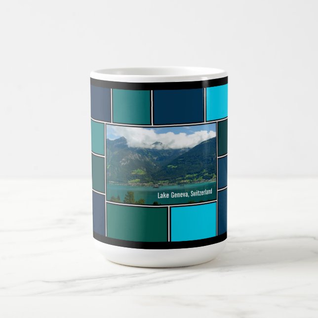 Lake Geneva, Switzerland Coffee Mug (Center)