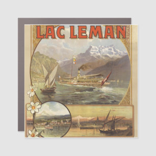 Lake Geneva Travel Car Magnet