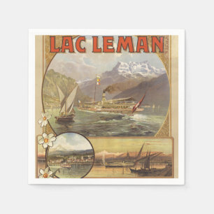 Lake Geneva Travel Napkins