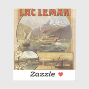 Lake Geneva Travel Sticker