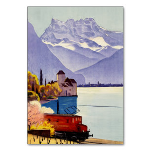 Lake Geneva Travel Table Number