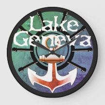 Lake Geneva Wall Clock