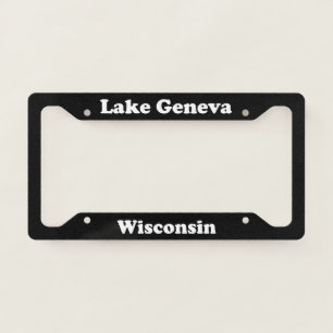 Lake Geneva WI - LPF License Plate Frame